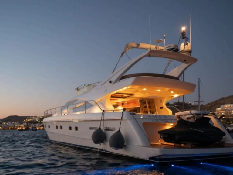 Bareboat Rental Luxury Yacht Ferretti with a boat licence