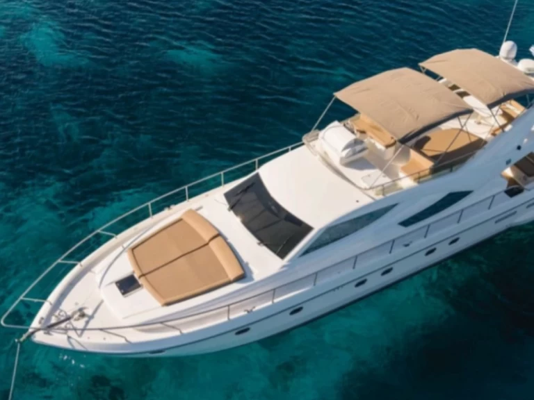 Ferretti Ferretti 62 charter bareboat or captained in  Mykonos (City)