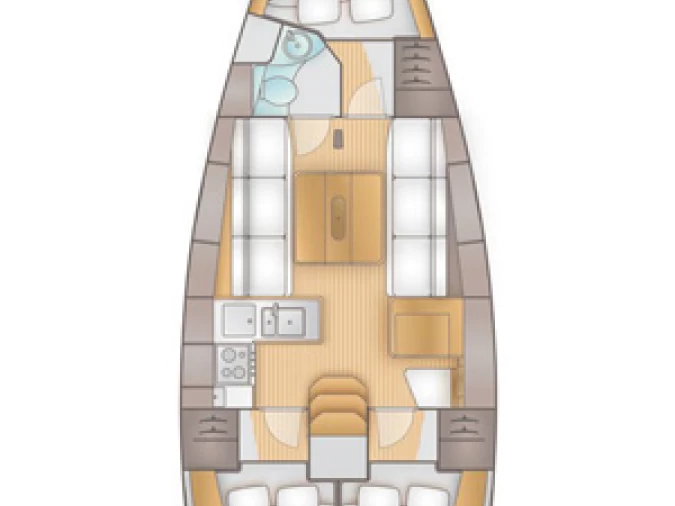 Sailboat rental in Kaštela - Salona Salona 38