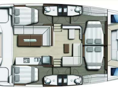 Catamaran rental in Lefkáda - Bali Bali Catspace Voile