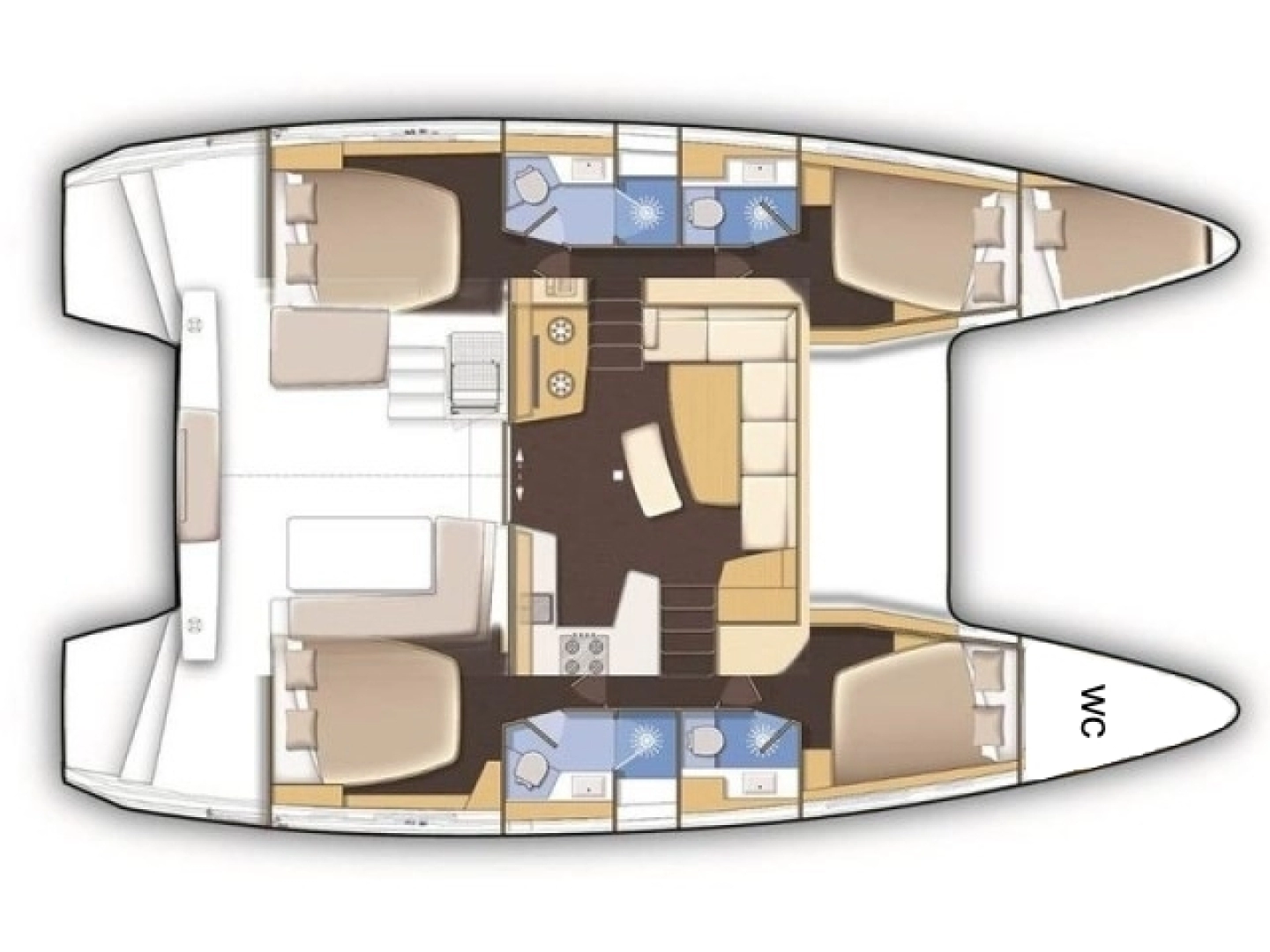Catamaran rental with or without captain Lagoon Paros (Island)
