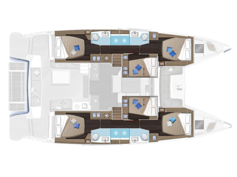 Boat rental Lagoon Lagoon 51 in Lefkáda on Samboat