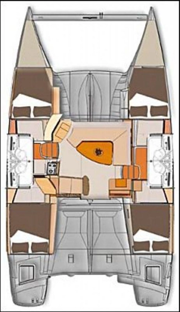 Fountaine Pajot Lipari 41 charter bareboat or captained in  Fethiye