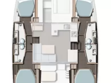 Boat rental Leopard Catamarans / Robertson & Caine Leopard 42 - 4 cab. in Procida on Samboat