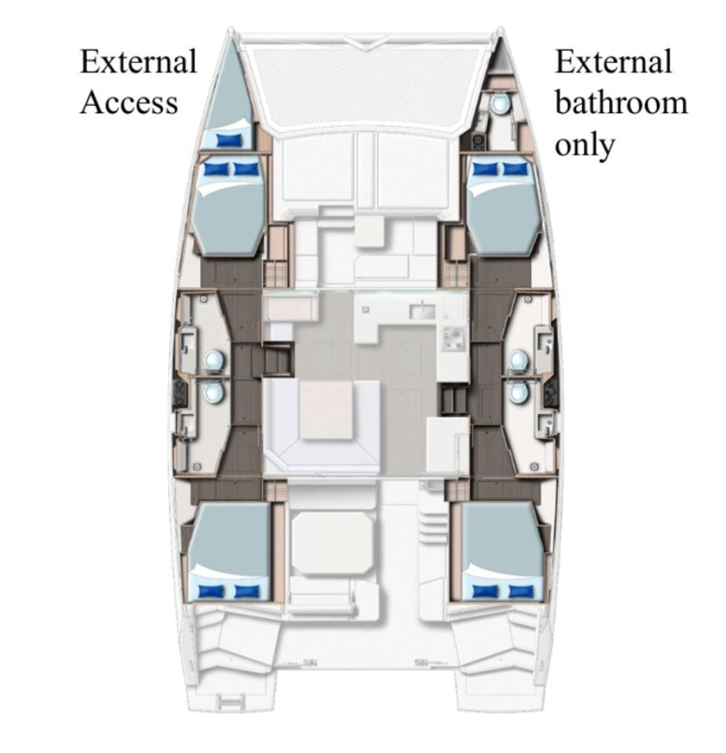 Catamaran for rent Cannigione at the best price