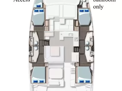 Catamaran for rent Cannigione at the best price