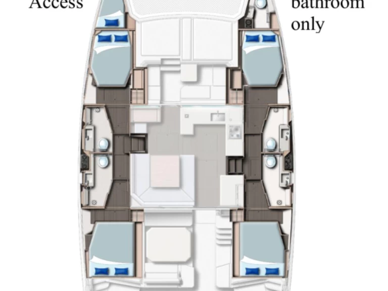 Yacht charter Cannigione cheap Leopard 45