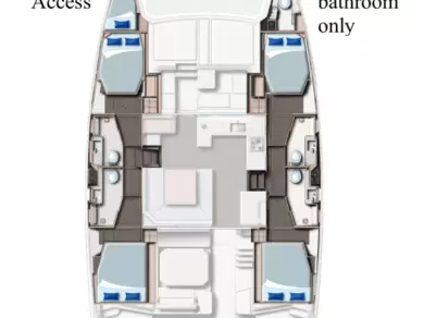 Catamaran rental in Furnari - Leopard Catamarans / Robertson & Caine Leopard 45