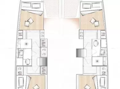 Bareboat Rental Catamaran Excess with a boat licence