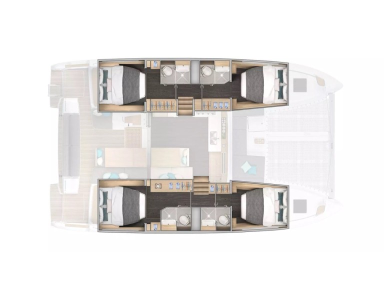 Boat rental Lagoon Lagoon 43 in Cugnana Verde on Samboat