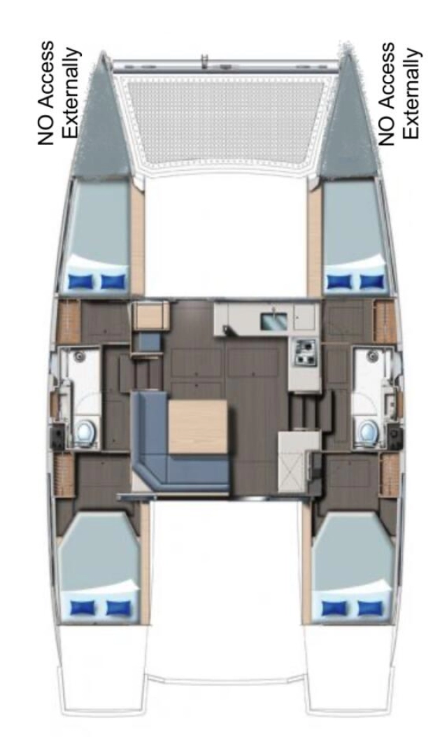 Catamaran rental in Furnari - Leopard Catamarans / Robertson & Caine Leopard 40