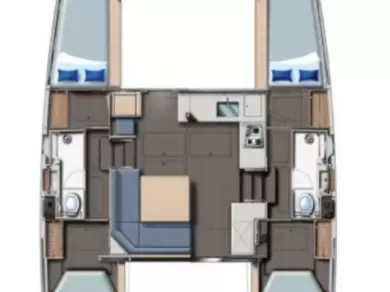 Boat rental Leopard Catamarans / Robertson & Caine Leopard 40 in Furnari on Samboat