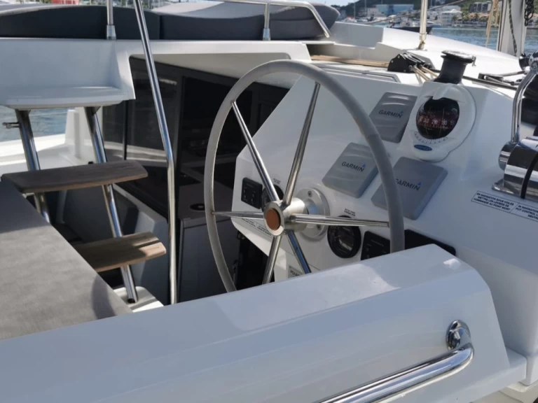 Bareboat Rental Catamaran Fountaine Pajot with a boat licence