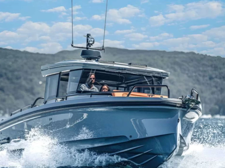 Axopar Axopar 37 XC Cross Cabin charter bareboat or captained in  Portofino