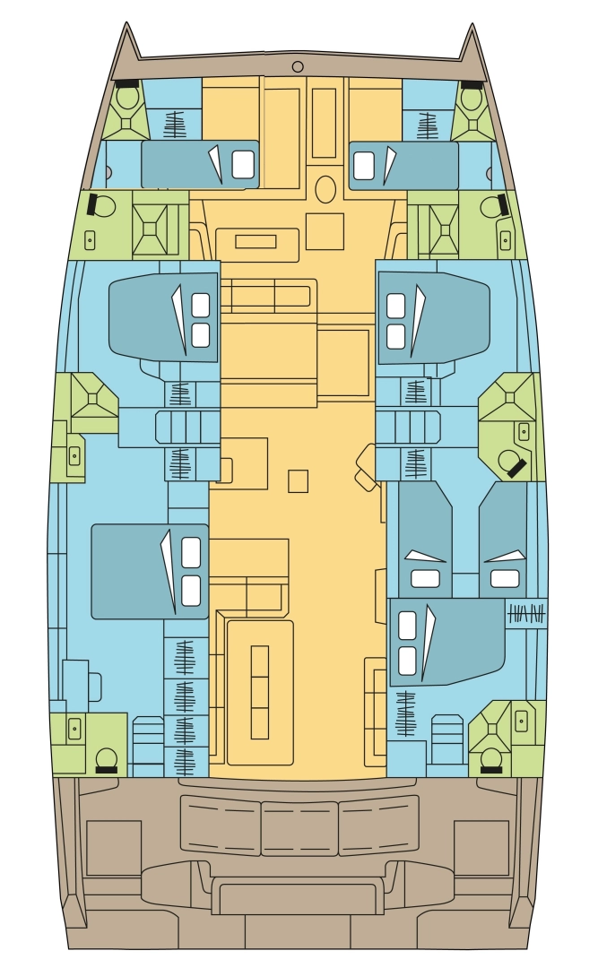 Yacht charter Palma de Mallorca cheap Bali 5.4