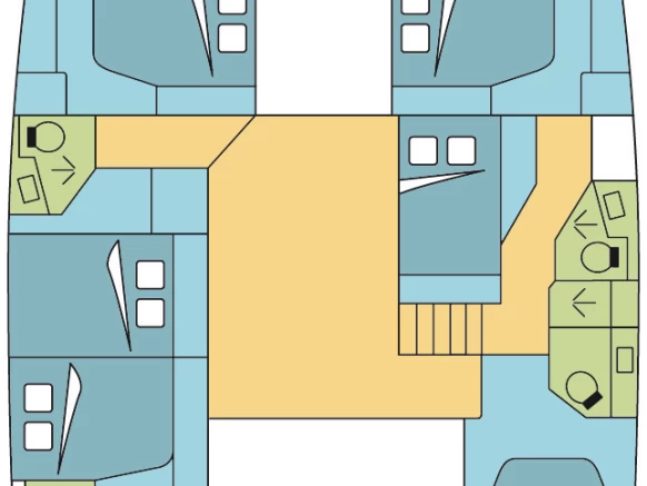 Fountaine Pajot Saba 50 charter bareboat or captained in  Saint George's