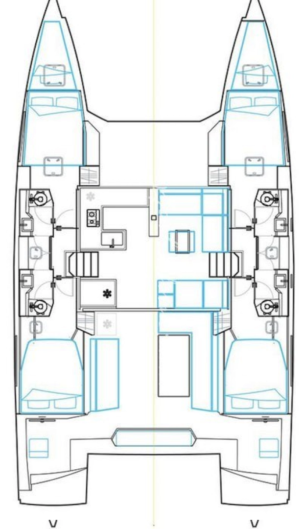 Catamaran rental in Alimos - Nautitech Nautitech 46 Fly