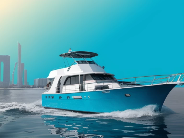 Luxury Yacht rental with or without captain Hatteras Dubai Marina