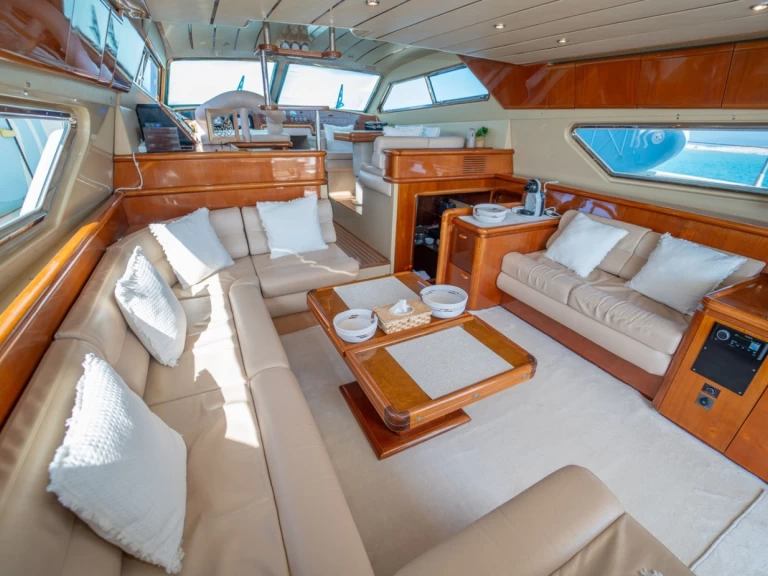 Bareboat Rental Luxury Yacht Ferretti with a boat licence
