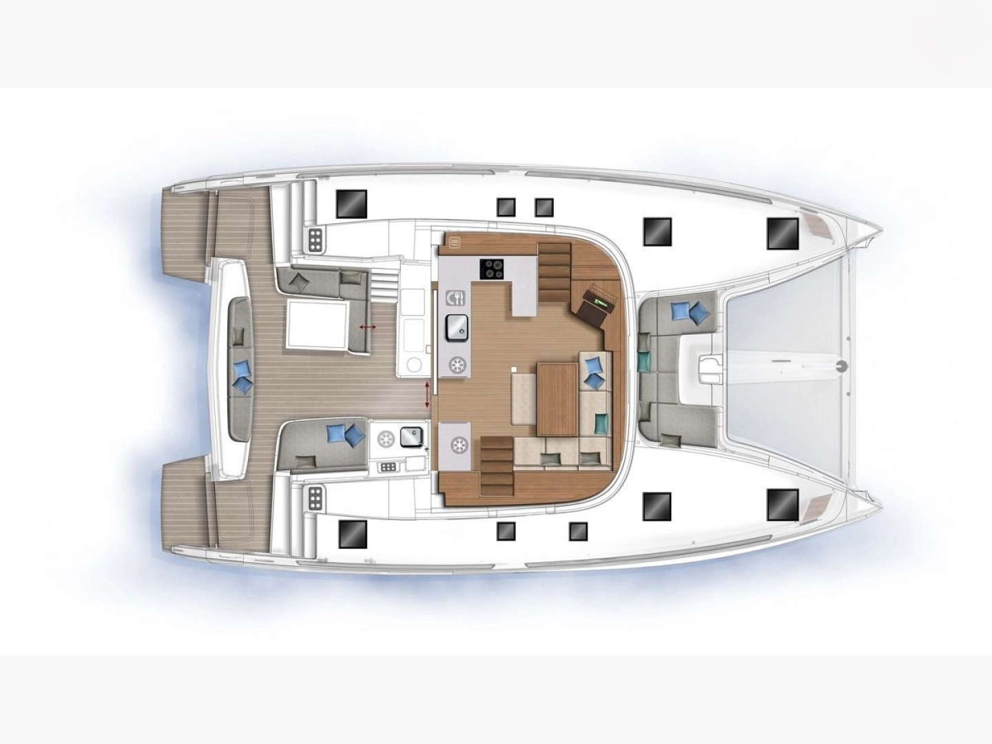Catamaran rental with or without captain Lagoon Parikia