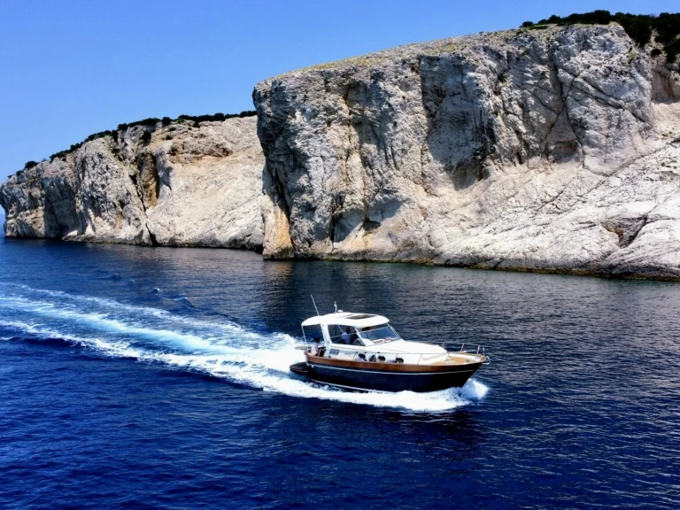 Apreamare Gozzo 38 charter bareboat or captained in  Sorrento