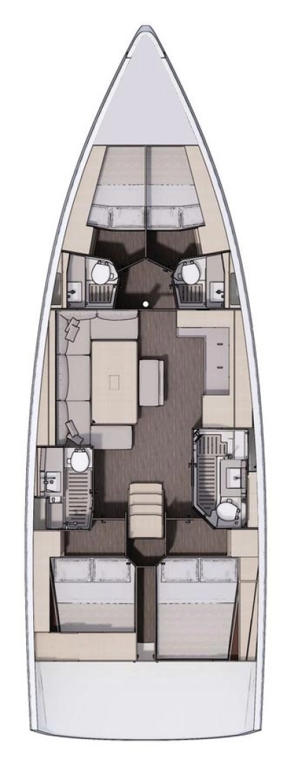 Dufour Dufour 470 charter bareboat or captained in  Murter-Kornati