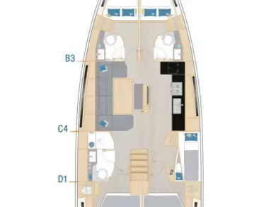 Yacht charter Šibenik cheap Hanse 460