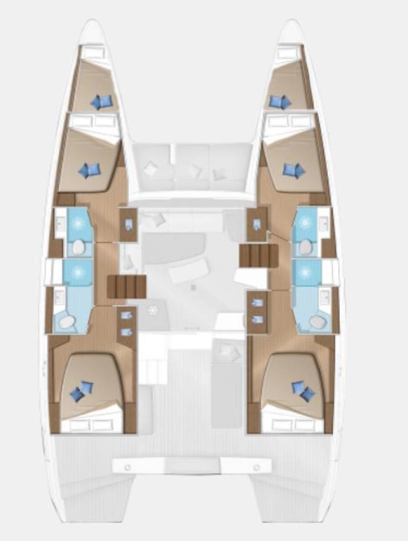 Catamaran rental in Jezera - Lagoon Lagoon 42
