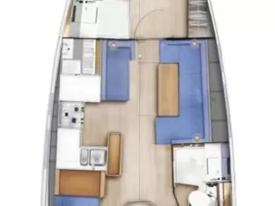 Boat rental Jeanneau Sun Odyssey 410 in Biograd na Moru on Samboat