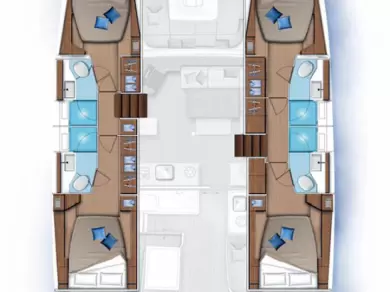 Catamaran rental in Eden Island - Lagoon Lagoon 46