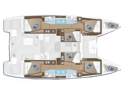 Yacht charter Road Town cheap Lagoon 50