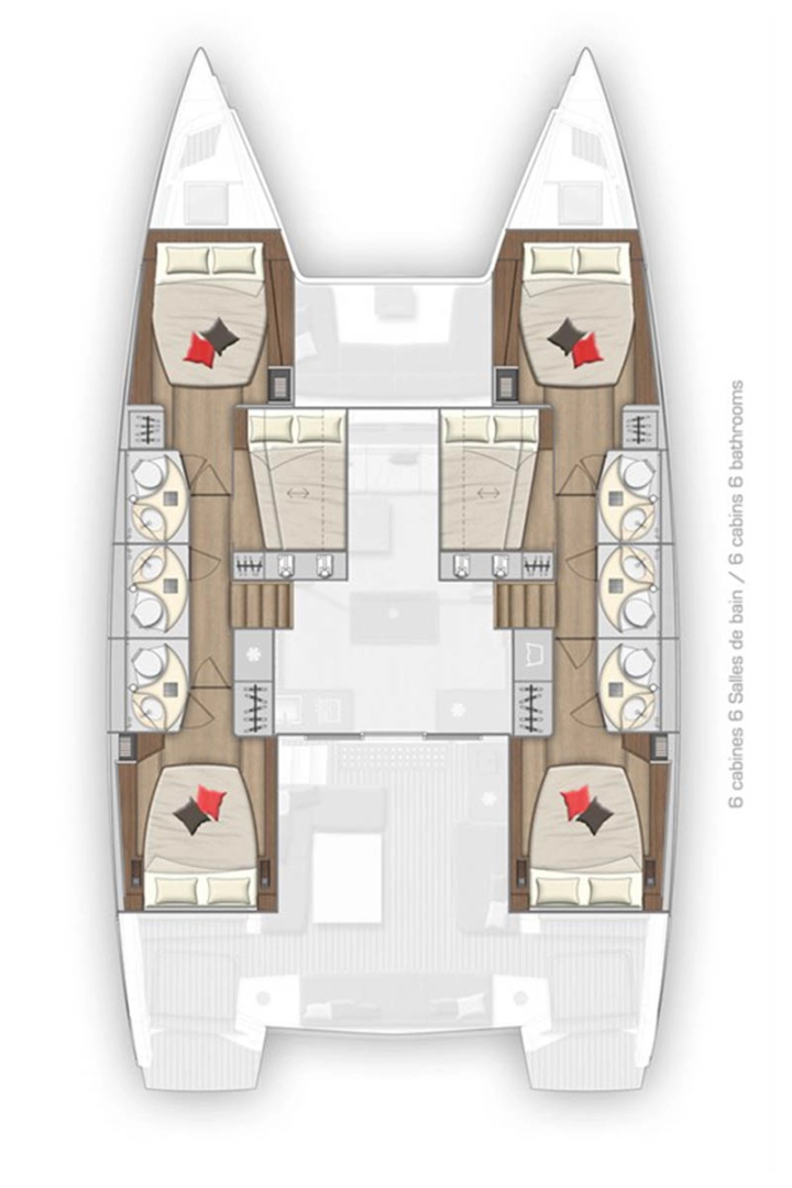 Bareboat Rental Catamaran Lagoon with a boat licence