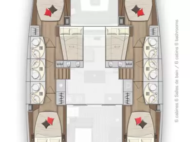 Bareboat Rental Catamaran Lagoon with a boat licence