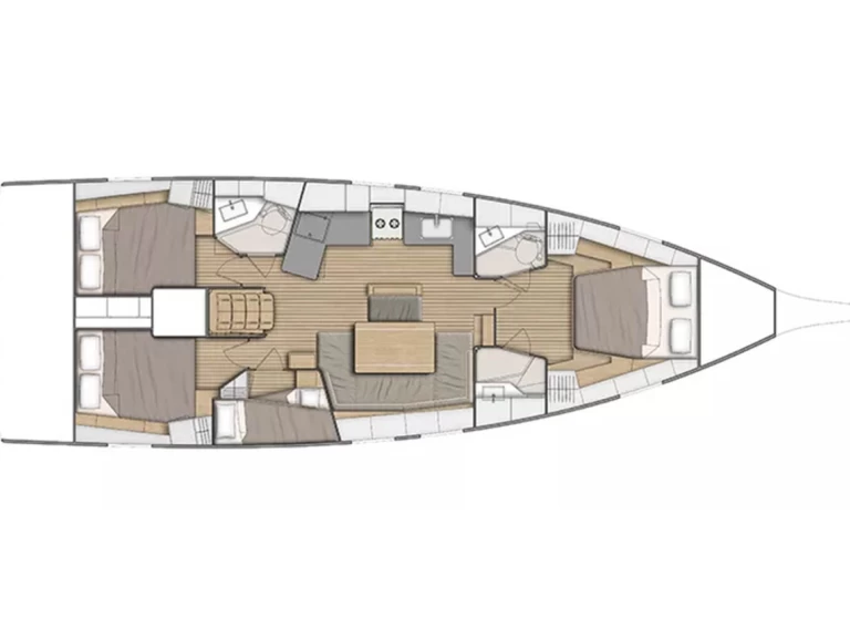 Boat rental Bénéteau Oceanis 46.1 in Ellinikó on Samboat