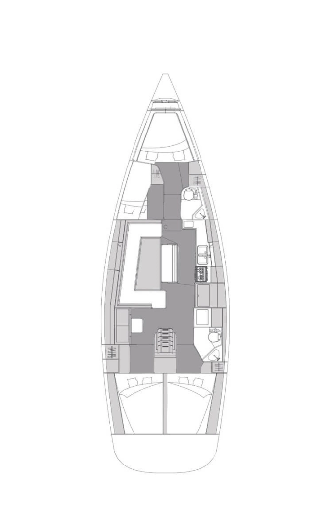 Sailboat rental in Biograd na Moru - Elan Impression 45.1