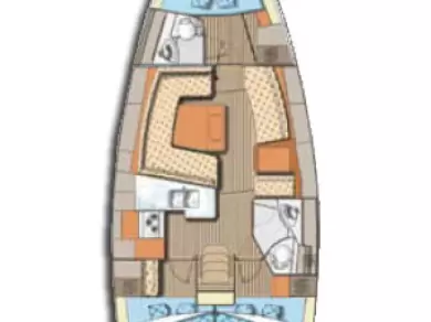 Bareboat Rental Sailboat Elan with a boat licence