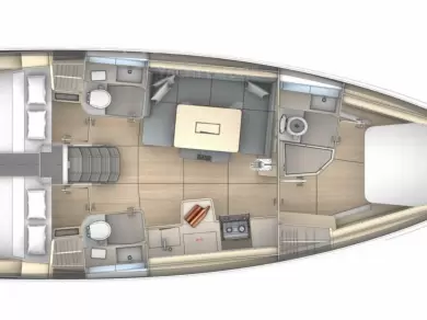 Sailboat rental with or without captain Dufour Kos