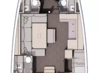 Bareboat Rental Sailboat Dufour with a boat licence