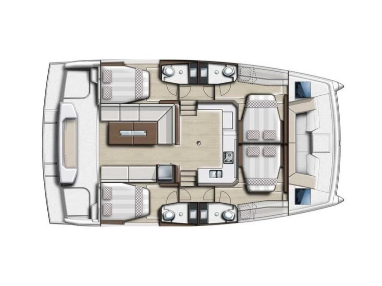 Bali Bali Catspace Voile charter bareboat or captained in  Le Marin