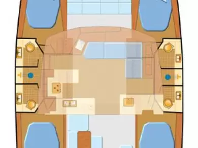 Catamaran rental with or without captain Fountaine Pajot Rogoznica