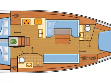Yacht charter Pula cheap Hanse 410