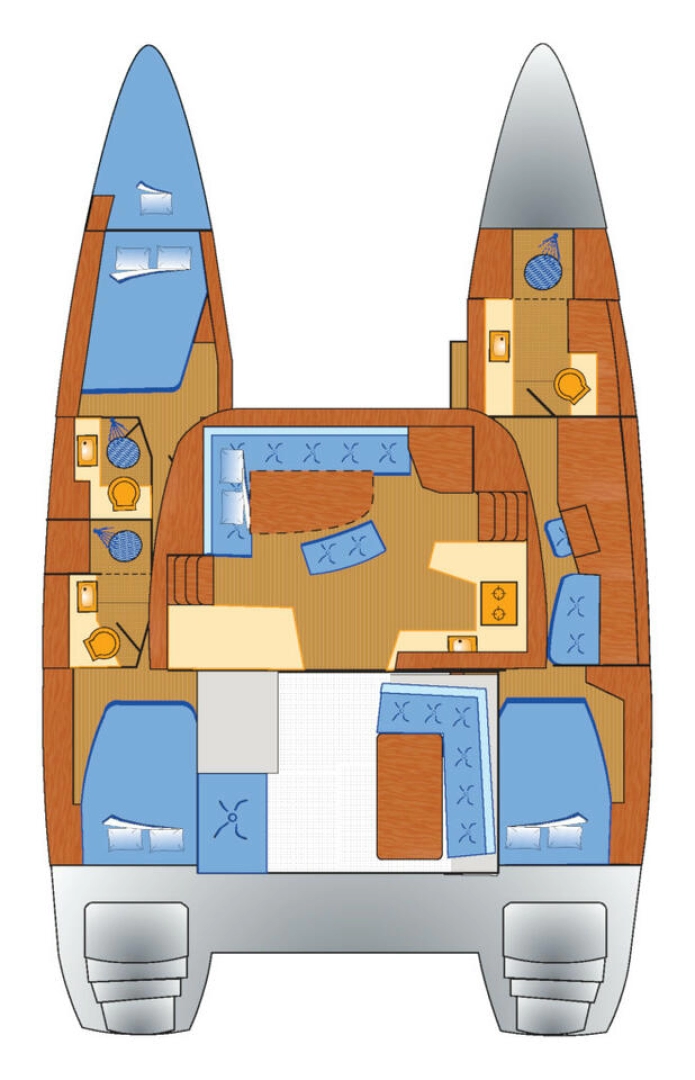 Catamaran rental in Biograd na Moru - Lagoon Lagoon 42