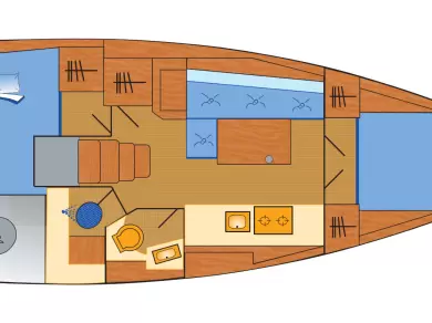 Yacht charter Rogoznica cheap Oceanis 38.1