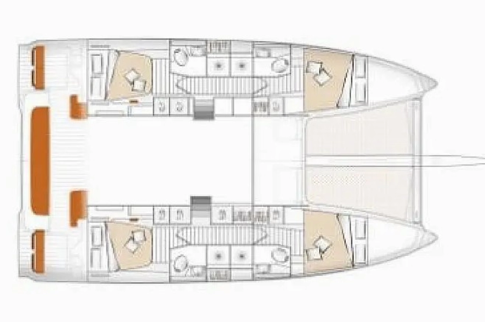 Catamaran rental with or without captain Excess Lygia