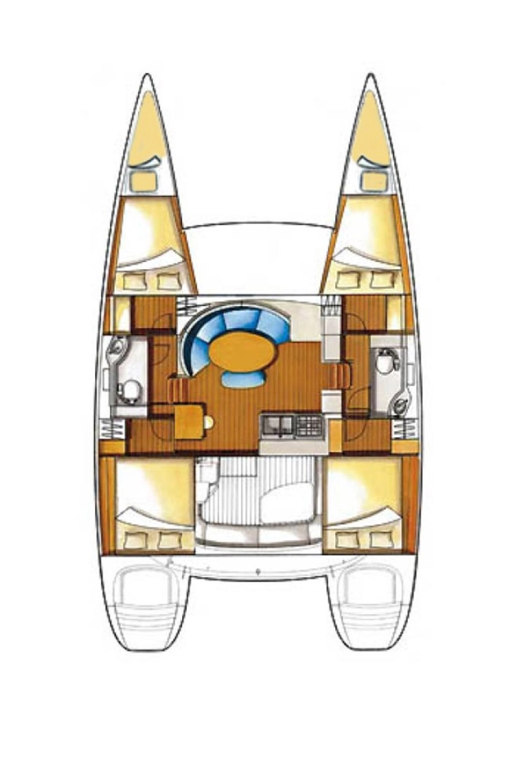 Catamaran rental with or without captain Lagoon Punat