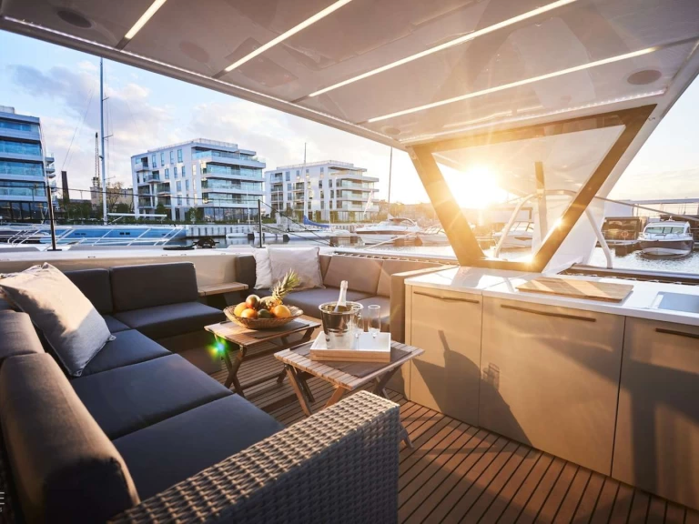 Wave Catamarans WAVE  charter bareboat or captained in  Portisco