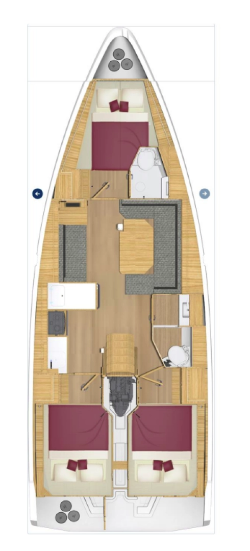 Sailboat rental with or without captain Bavaria Punat