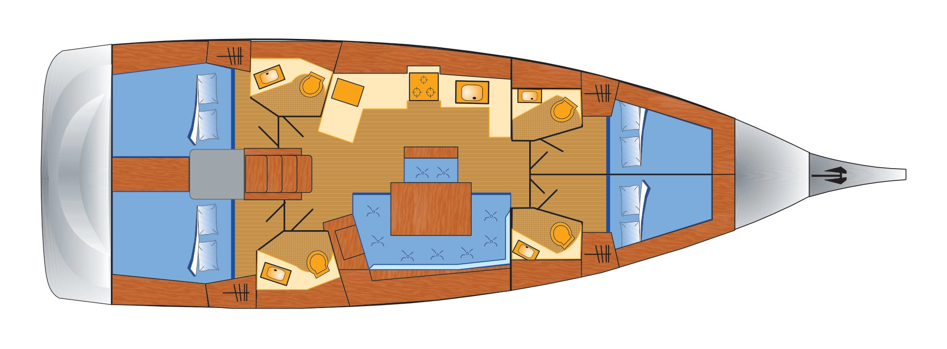 Sailboat for rent Can Pastilla at the best price