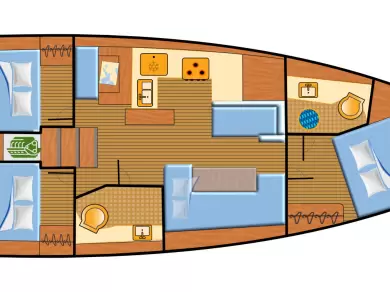 Sailboat rental in Palma de Mallorca - Jeanneau Sun Odyssey 410