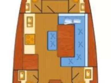 Bareboat Rental Sailboat Dufour with a boat licence